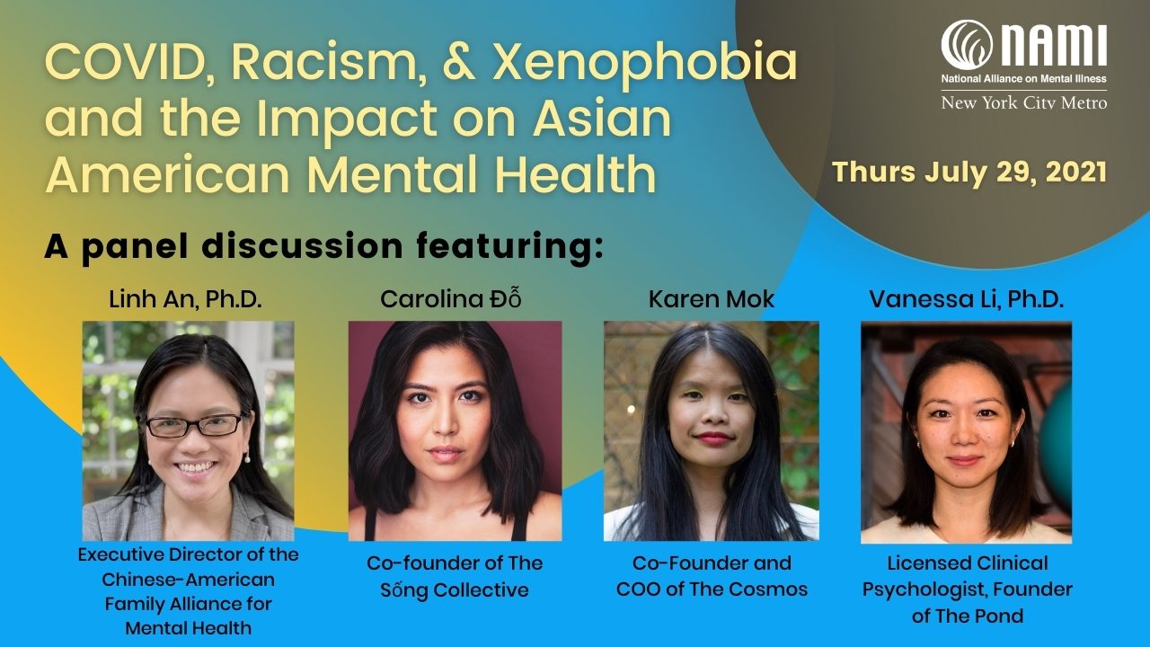 COVID, Racism, & Xenophobia – the Impact on Asian-American Mental Health