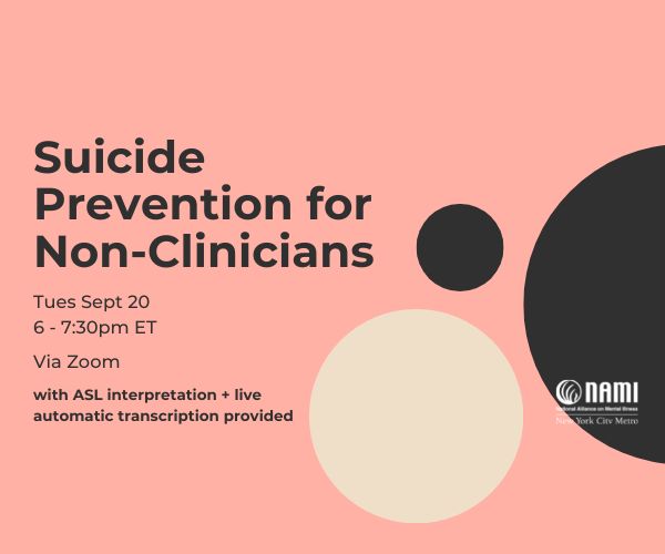 Suicide Prevention for Non-Clinicians